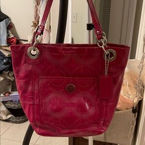 Coach Fuchsia Shoulder Bag